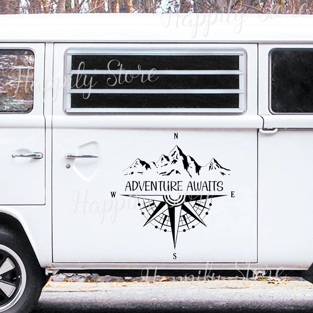 Pegatinas de Campervan Adventu - Outdoor Adventure Ideas reseña y precio
