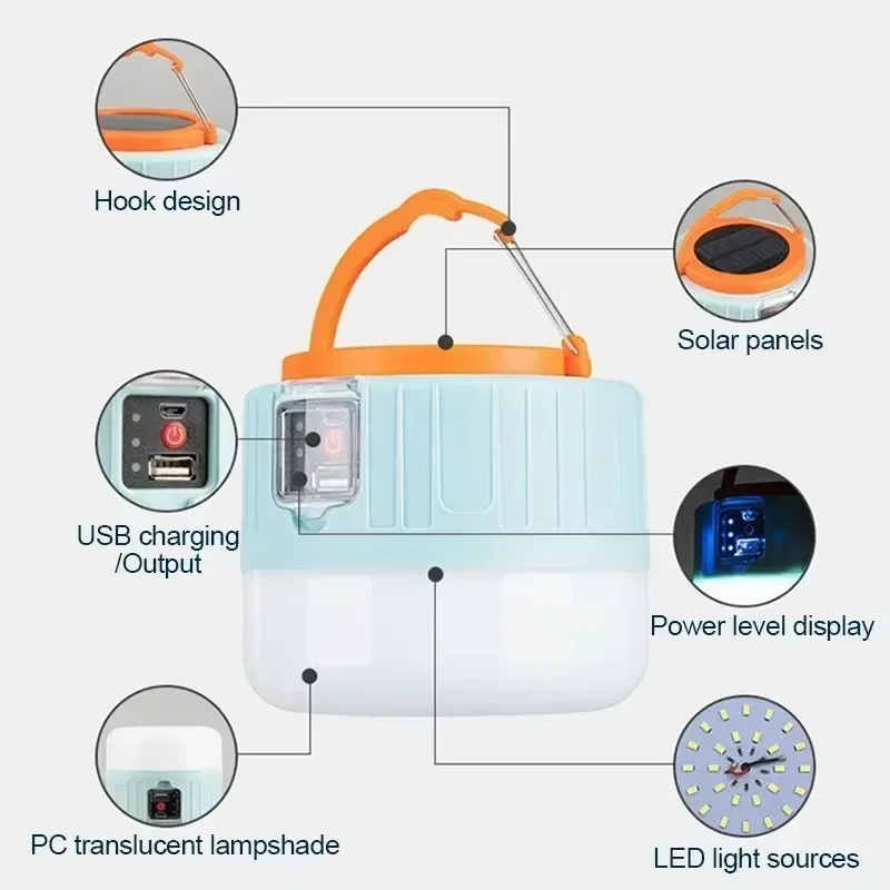 Linterna solar para acampar to - Outdoor Adventure Ideas reseña y precio