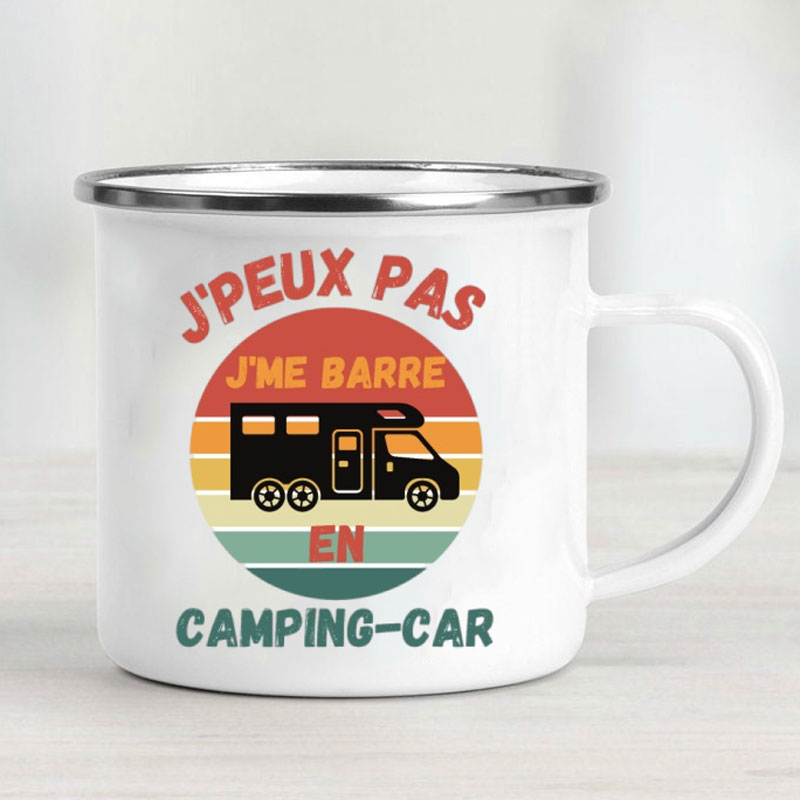 Taza de esmalte para coche de  - Outdoor Adventure Ideas reseña y precio