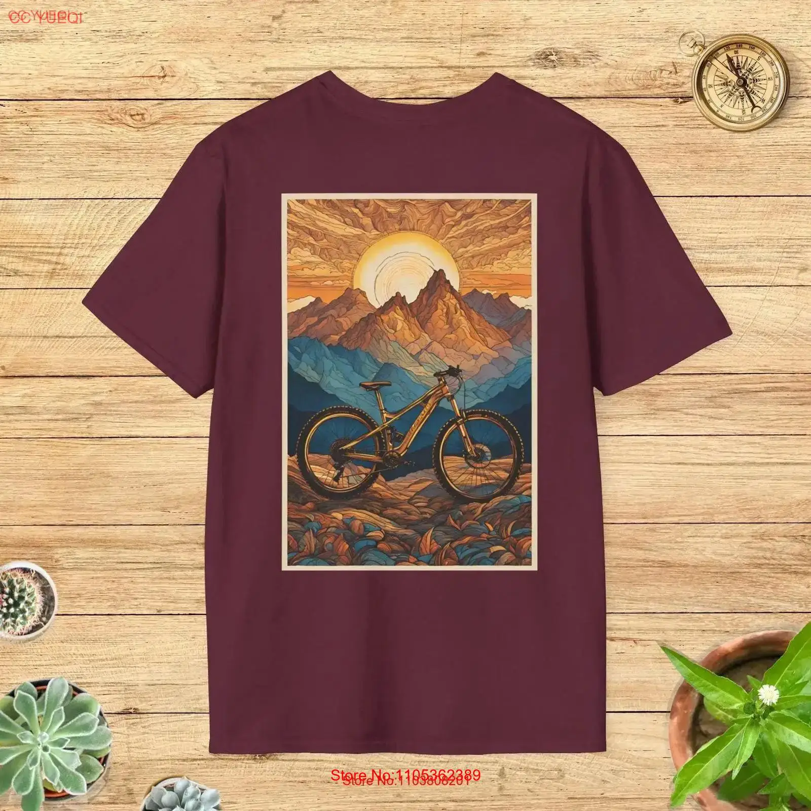 Camiseta artística de ciclismo - Outdoor Adventure Ideas reseña y precio